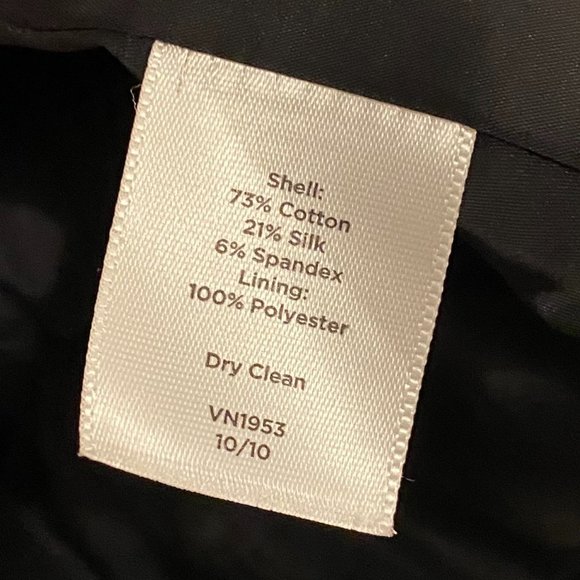 Talbots Double Breasted Black Jacket Size 10 - Picture 8 of 8